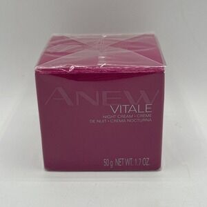 AVON Facial Cream Anew "VITALE" Night Cream 1.7 OZ.  New Sealed  Discontinued
